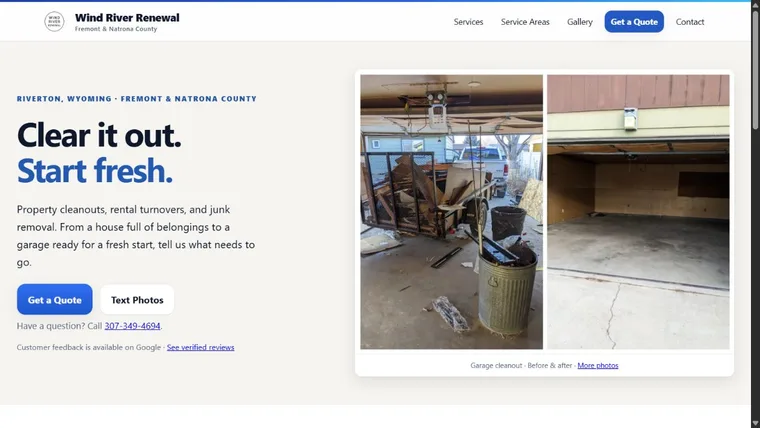 Wind River Renewal homepage